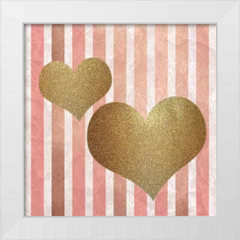 Paris mon Amour 3 White Modern Wood Framed Art Print by Kimberly, Allen
