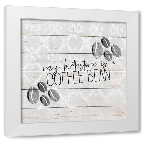Coffee Life 1 White Modern Wood Framed Art Print by Kimberly, Allen