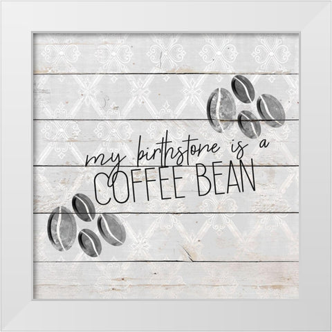 Coffee Life 1 White Modern Wood Framed Art Print by Kimberly, Allen