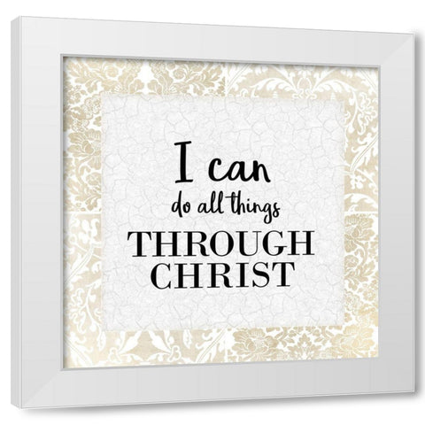 God Will 2 White Modern Wood Framed Art Print by Kimberly, Allen
