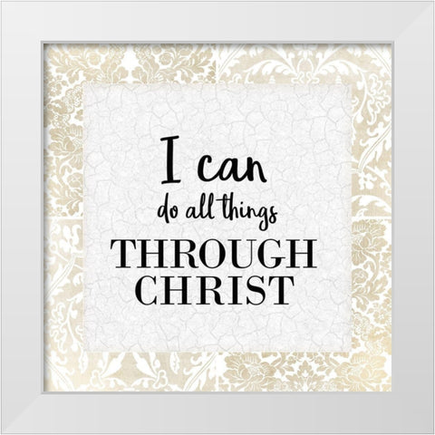 God Will 2 White Modern Wood Framed Art Print by Kimberly, Allen