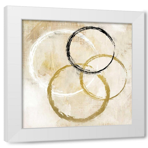 Ring Time 1 White Modern Wood Framed Art Print by Allen, Kimberly