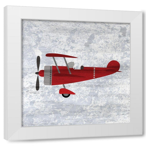 Red 2 White Modern Wood Framed Art Print by Kimberly, Allen
