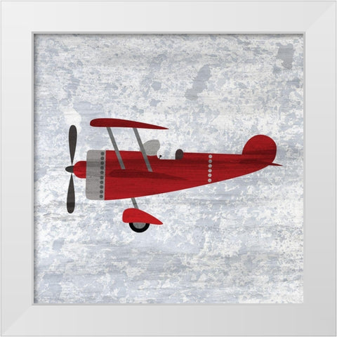 Red 2 White Modern Wood Framed Art Print by Kimberly, Allen