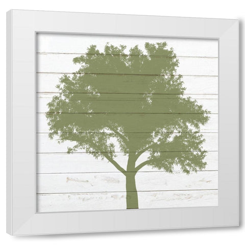 Summer Sage 1 White Modern Wood Framed Art Print by Kimberly, Allen