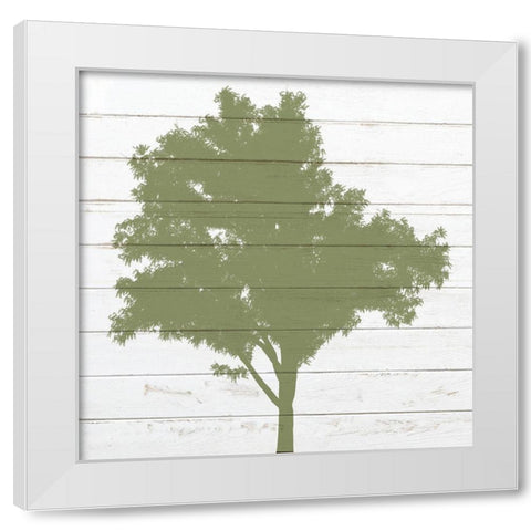 Summer Sage 2 White Modern Wood Framed Art Print by Kimberly, Allen