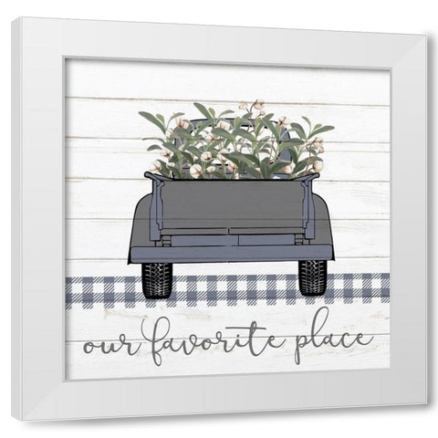 Homebody 6 White Modern Wood Framed Art Print by Kimberly, Allen