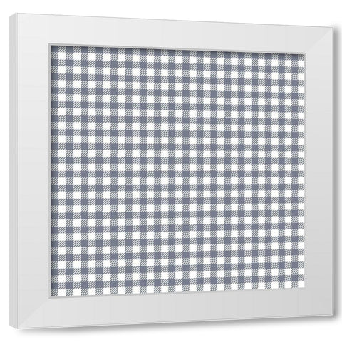 Homebody Pattern 1 White Modern Wood Framed Art Print by Kimberly, Allen