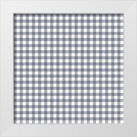 Homebody Pattern 1 White Modern Wood Framed Art Print by Kimberly, Allen