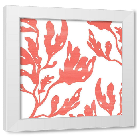 Seaweed 1 White Modern Wood Framed Art Print by Kimberly, Allen