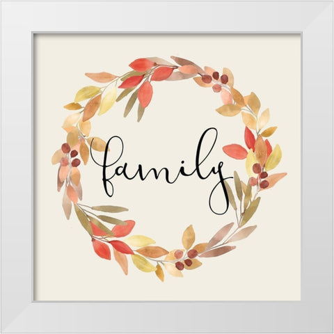 Colors of Fall 1 White Modern Wood Framed Art Print by Kimberly, Allen