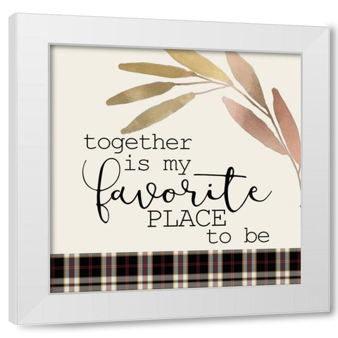 Colors of Fall 9 White Modern Wood Framed Art Print by Kimberly, Allen