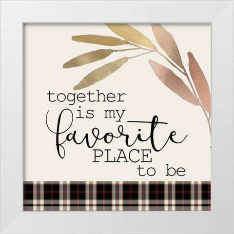 Colors of Fall 9 White Modern Wood Framed Art Print by Kimberly, Allen