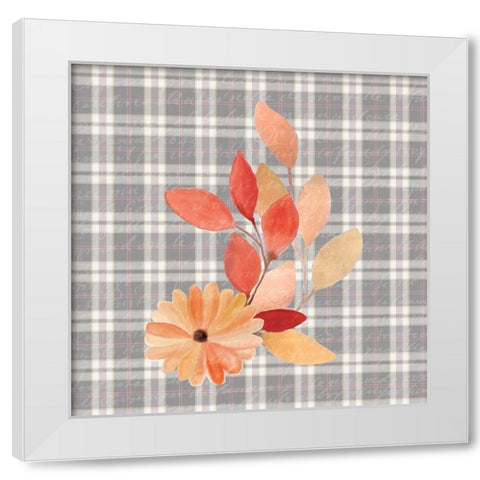 Colors of Fall 11 White Modern Wood Framed Art Print by Kimberly, Allen