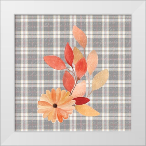 Colors of Fall 11 White Modern Wood Framed Art Print by Kimberly, Allen