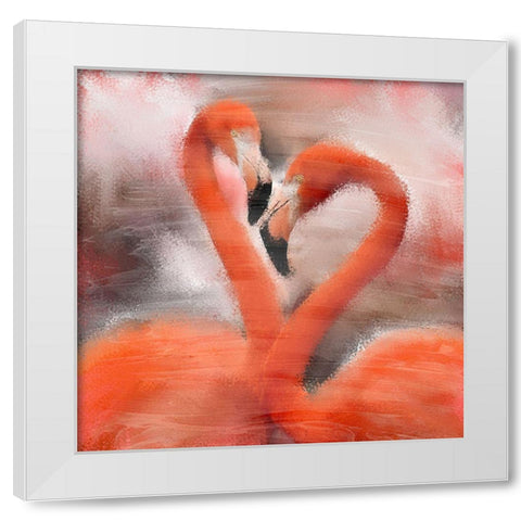 Forever Love White Modern Wood Framed Art Print by Kimberly, Allen