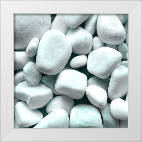 Inhale Exhale 1 White Modern Wood Framed Art Print by Kimberly, Allen