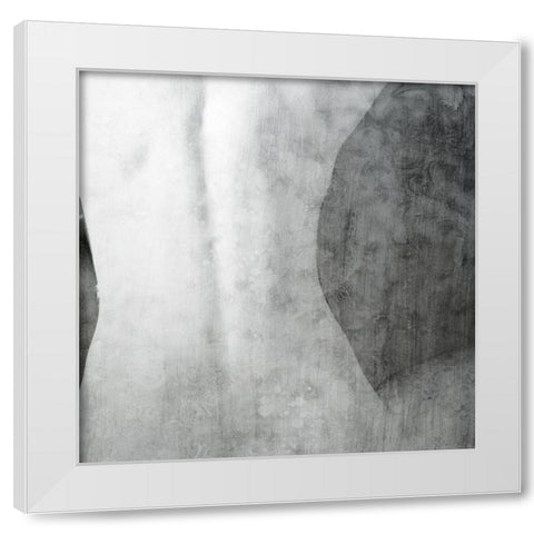 Silhouette 1 White Modern Wood Framed Art Print by Kimberly, Allen