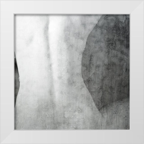 Silhouette 1 White Modern Wood Framed Art Print by Kimberly, Allen