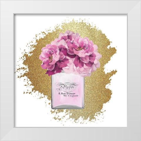 Paris Scents 2 White Modern Wood Framed Art Print by Kimberly, Allen