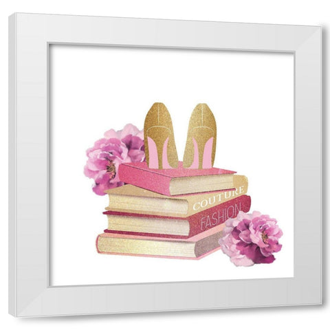 Paris Scents 3 White Modern Wood Framed Art Print by Kimberly, Allen