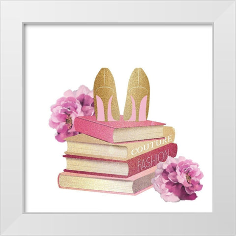 Paris Scents 3 White Modern Wood Framed Art Print by Kimberly, Allen