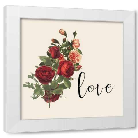 Live Laugh Love 5 White Modern Wood Framed Art Print by Kimberly, Allen