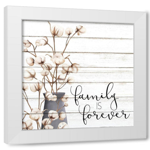 Cotton Gather 2 White Modern Wood Framed Art Print by Kimberly, Allen