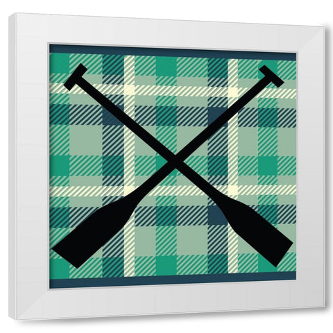 Welcome to The Woods 2 White Modern Wood Framed Art Print by Kimberly, Allen