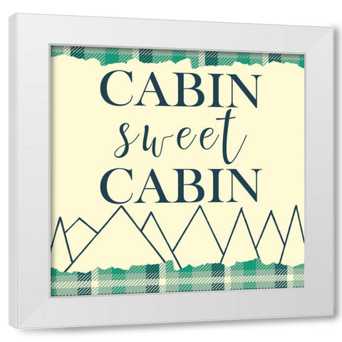 Welcome to The Woods 6 White Modern Wood Framed Art Print by Kimberly, Allen