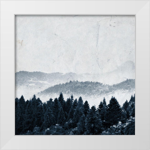 Lets Get Lost White Modern Wood Framed Art Print by Kimberly, Allen