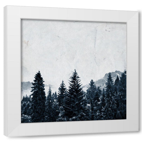 Wander Woods White Modern Wood Framed Art Print by Kimberly, Allen