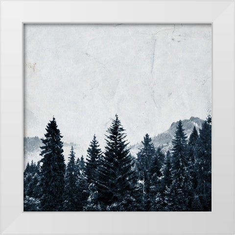 Wander Woods White Modern Wood Framed Art Print by Kimberly, Allen