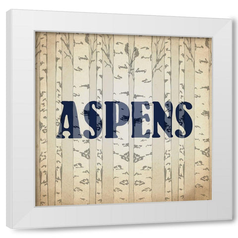 Rustic Lodge 1 White Modern Wood Framed Art Print by Kimberly, Allen