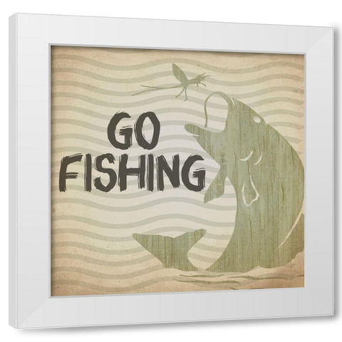 Rustic Lodge 2 White Modern Wood Framed Art Print by Kimberly, Allen