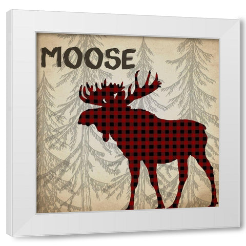 Rustic Lodge 5 White Modern Wood Framed Art Print by Kimberly, Allen