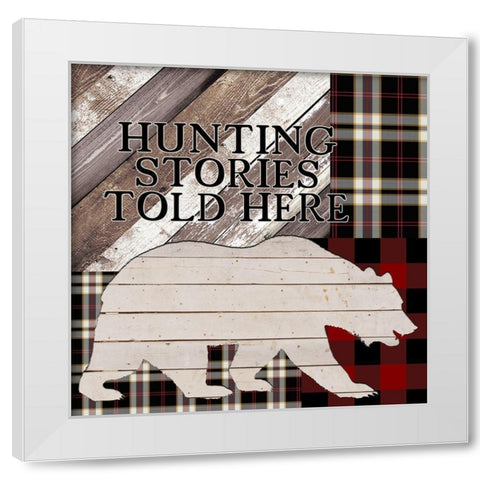 The Lodge 3 White Modern Wood Framed Art Print by Kimberly, Allen