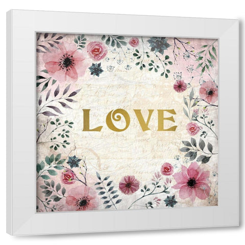 Blooming Dreams 1 White Modern Wood Framed Art Print by Kimberly, Allen