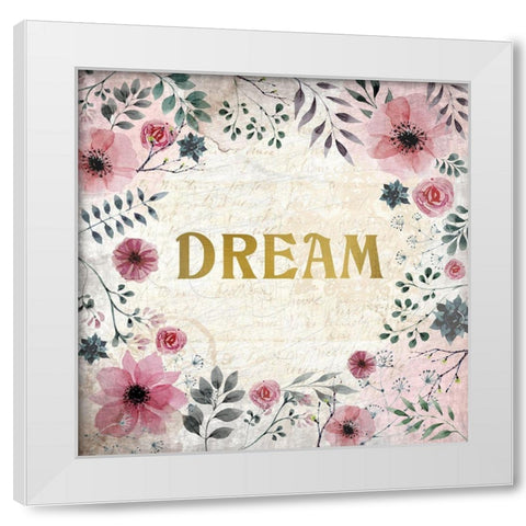 Blooming Dreams 2 White Modern Wood Framed Art Print by Kimberly, Allen