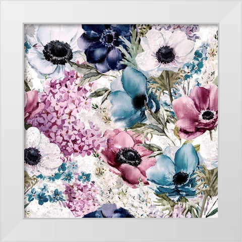 Paris in Springtime 2 White Modern Wood Framed Art Print by Kimberly, Allen