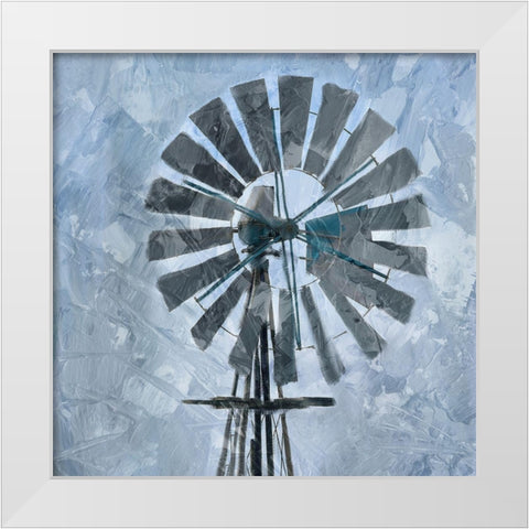 Standing Tall White Modern Wood Framed Art Print by Kimberly, Allen