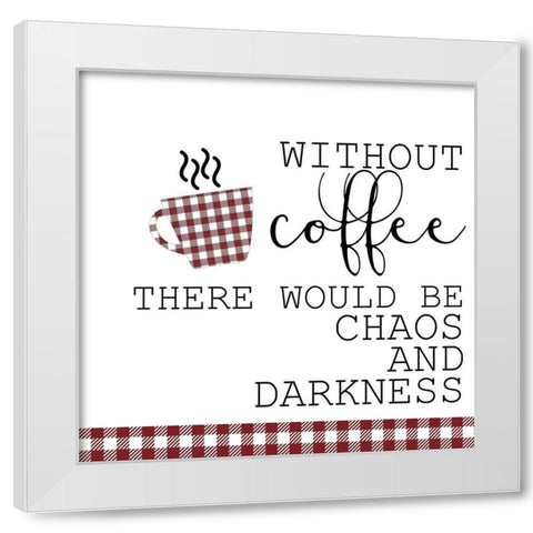 Rise and Grind F White Modern Wood Framed Art Print by Kimberly, Allen