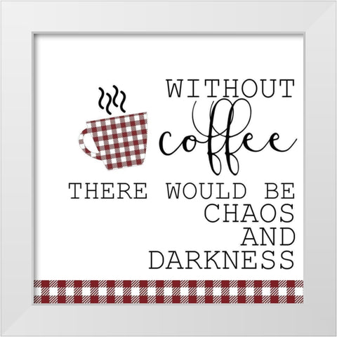 Rise and Grind F White Modern Wood Framed Art Print by Kimberly, Allen