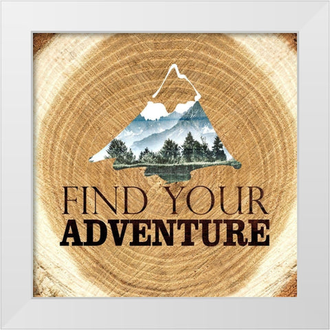 Great Outdoors 2 White Modern Wood Framed Art Print by Allen, Kimberly