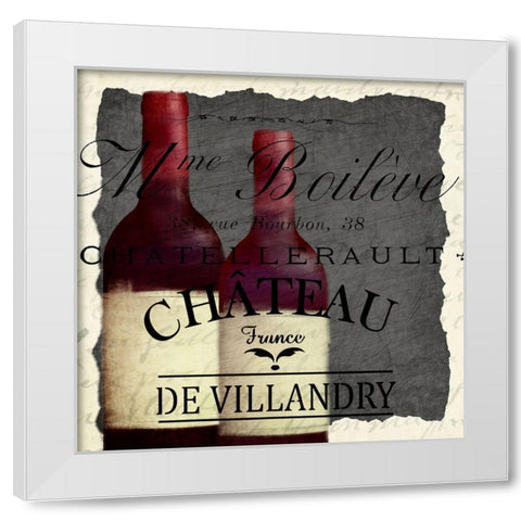 Good Wine 4 White Modern Wood Framed Art Print by Kimberly, Allen