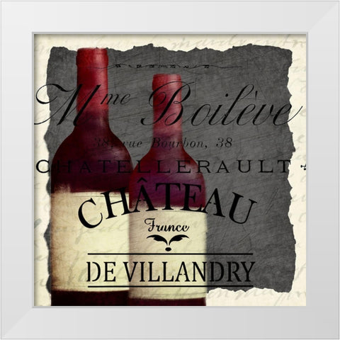 Good Wine 4 White Modern Wood Framed Art Print by Kimberly, Allen