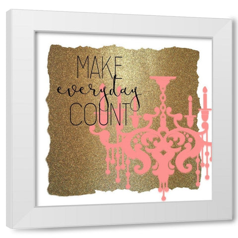 But First 5 White Modern Wood Framed Art Print by Kimberly, Allen