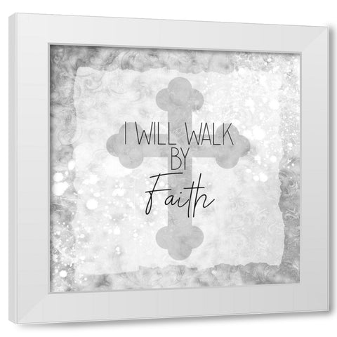 Be Still 2 White Modern Wood Framed Art Print by Kimberly, Allen