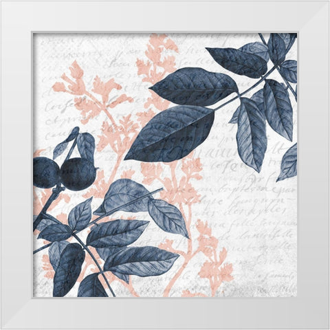 Branches 1 White Modern Wood Framed Art Print by Kimberly, Allen