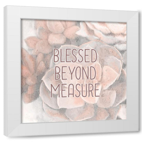 Succulents 2 White Modern Wood Framed Art Print by Kimberly, Allen